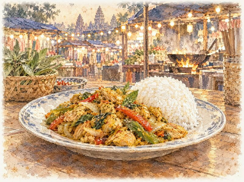 Cha Kroeung Sach Moan (recipe)